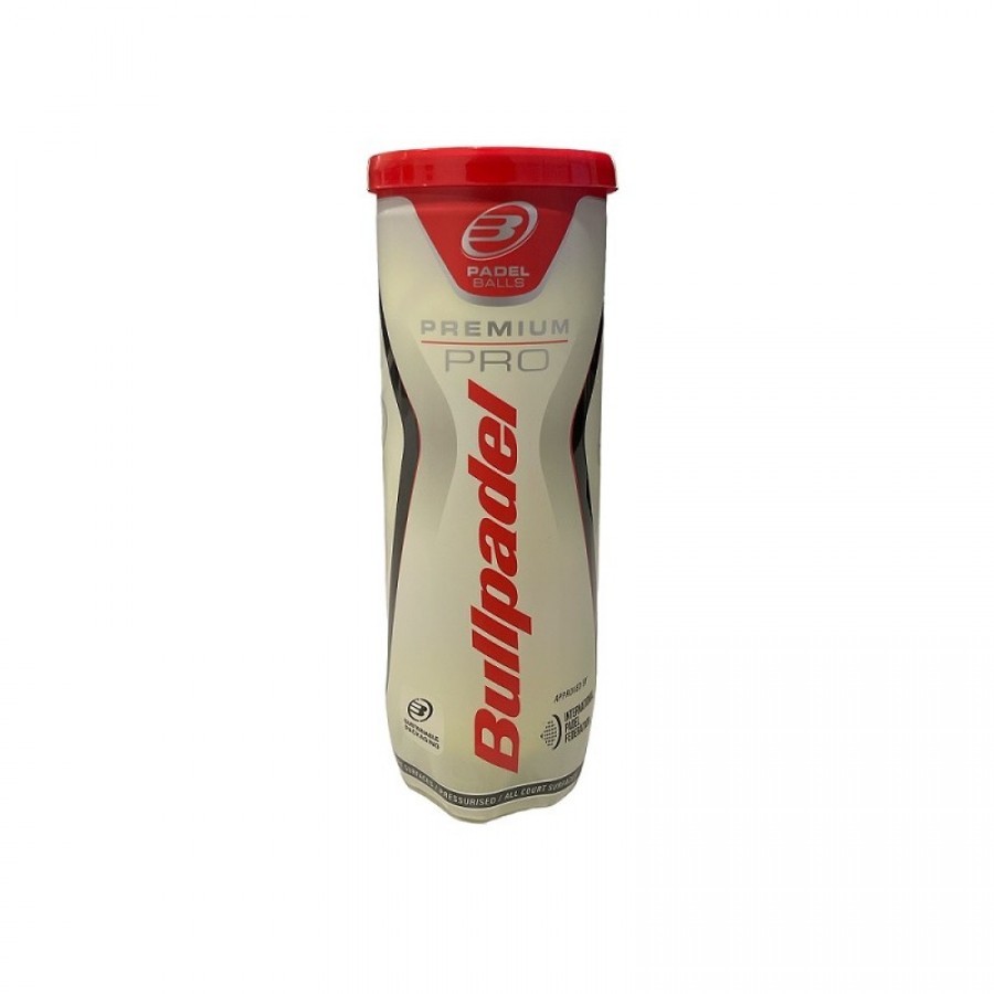 Bote de 3 Pelotas Bullpadel Premium Pro