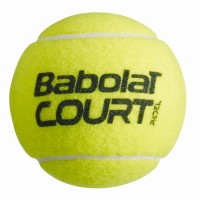 Bote de 3 Pelotas Babolat Court Padel