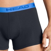 Boxers Head Laranja Azul Preto 2 Unidades