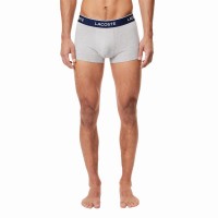 Boxers Lacoste Casual Gris Vigore 3 Unidades