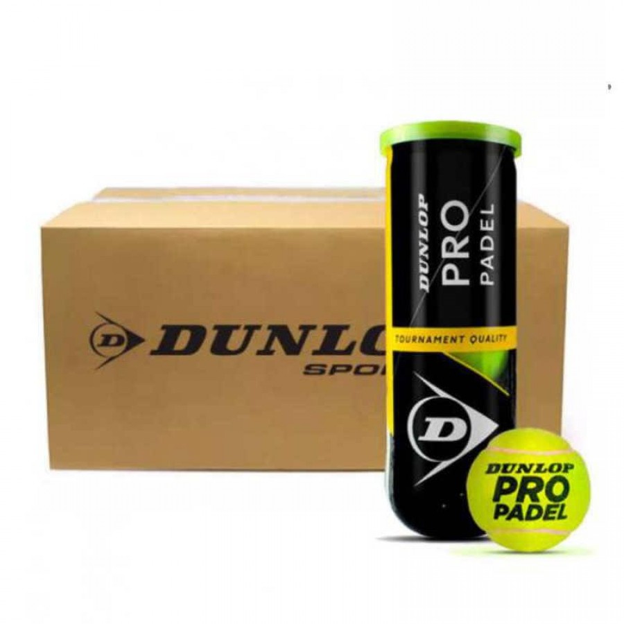 Cajon 72 Pelotas - 24 Bateaux de 3 pieces - Dunlop Pro Padel