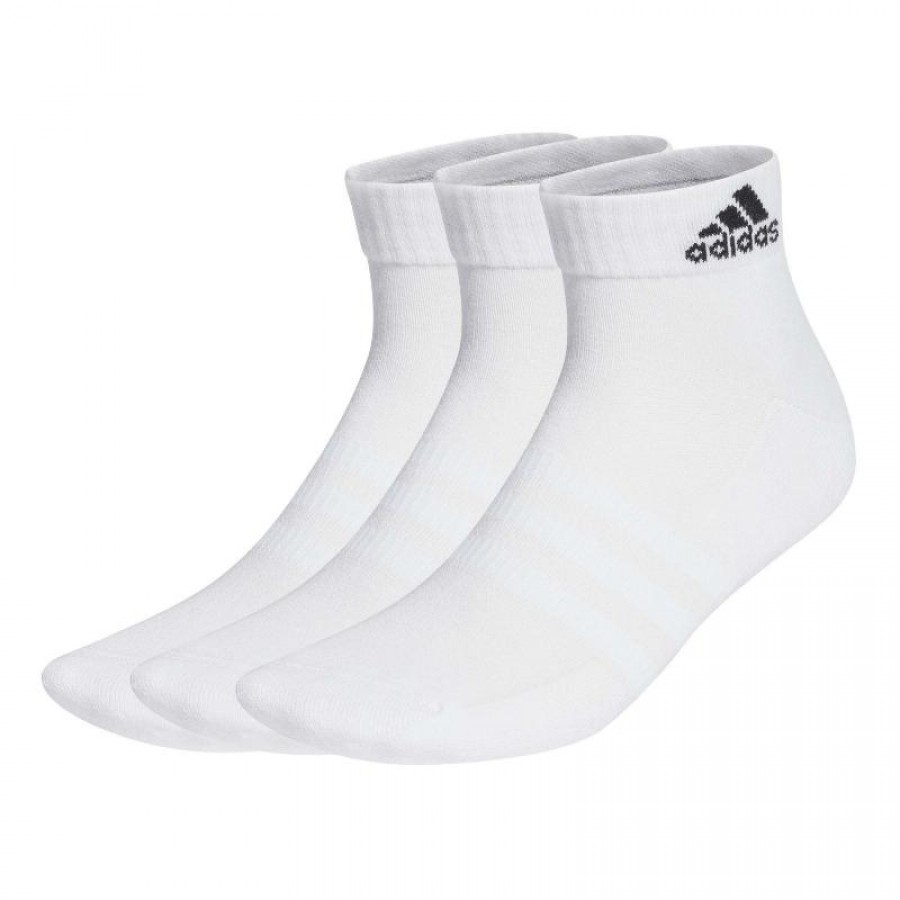 Calcetines Adidas Cushioned Cortos Blanco 3 pares