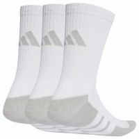 Meias de Tripulacão Acolchoadas Adidas Essentials Branco Cinza 3 Pares