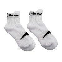 Lok Short Accent White Socks 1 Pair