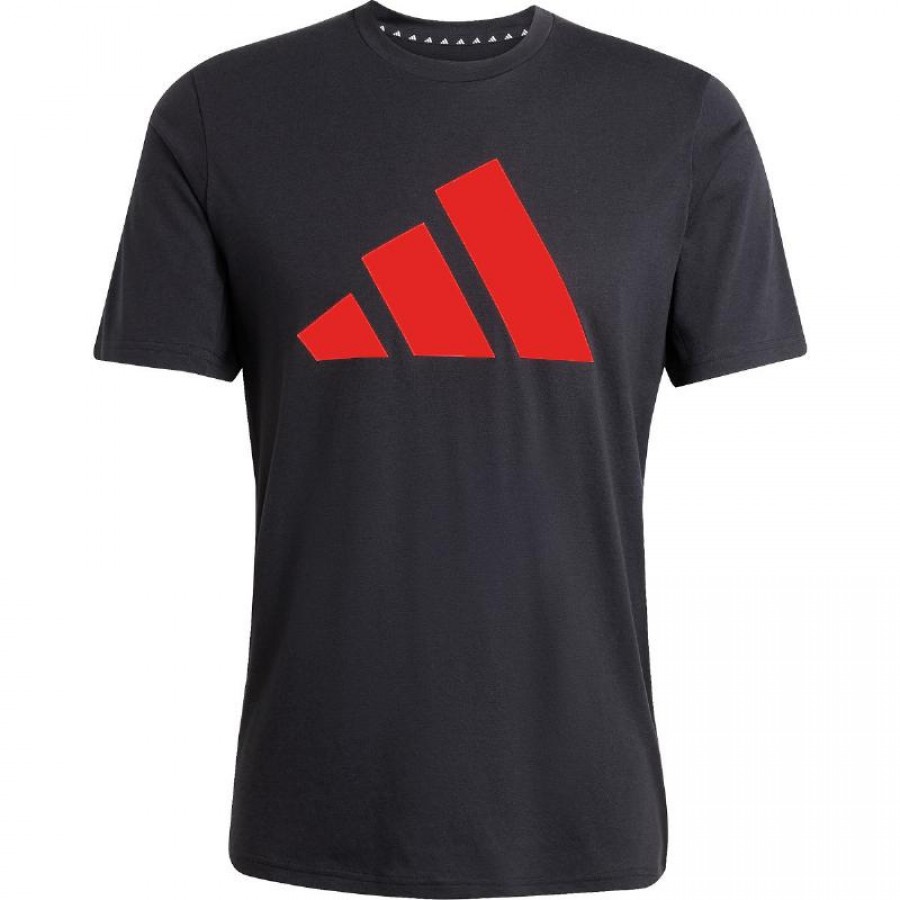 Adidas Essentials Black Red T-Shirt