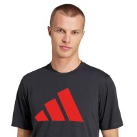 Adidas Essentials Black Red T-Shirt