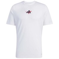 Adidas Tennis Happy 3 Balls Graphic T-shirt blanc