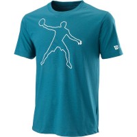 Camiseta Algodon Wilson Bela Tee II Azul Coral