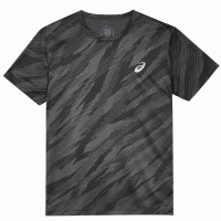 Camiseta Asics Core SS Gris Grafito Negro