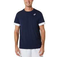 Camiseta Asics Court SS Marino Blanco