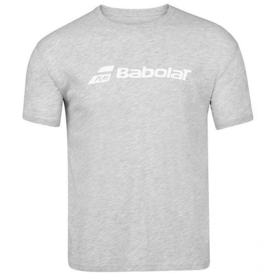 Camiseta Babolat Exercise Gris Jaspeado