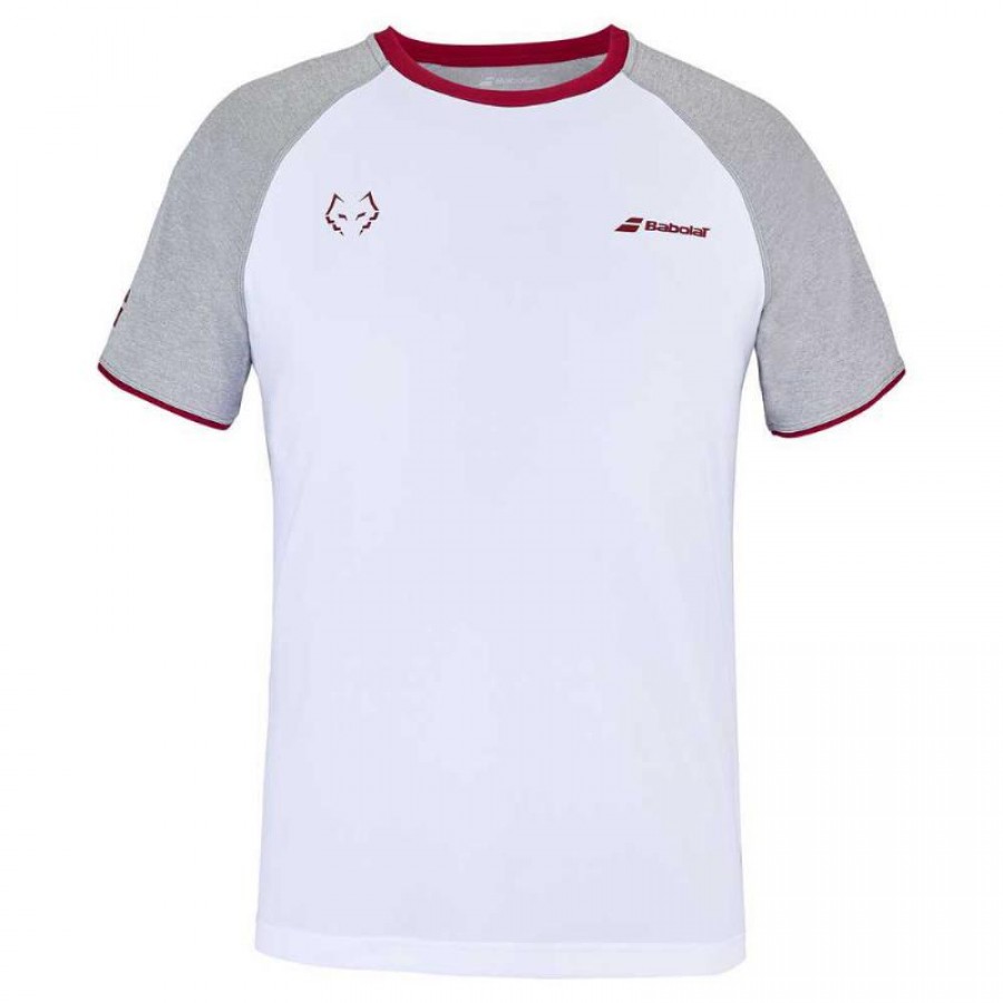 Camiseta Babolat Juan Lebron Blanco