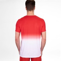 Camiseta Bidi Badu Crew Gradiant Rojo Blanco