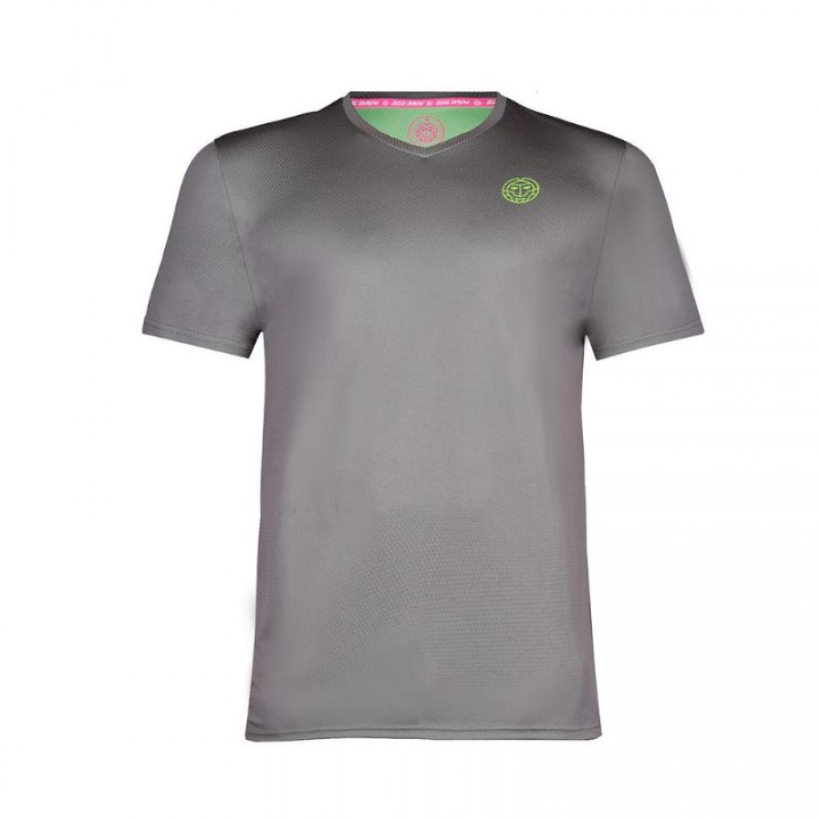 Camiseta Bidi Badu Evin Gris Verde Neon Junior