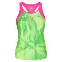 Camiseta Bidi Badu Fleur Verde Neon Rosa