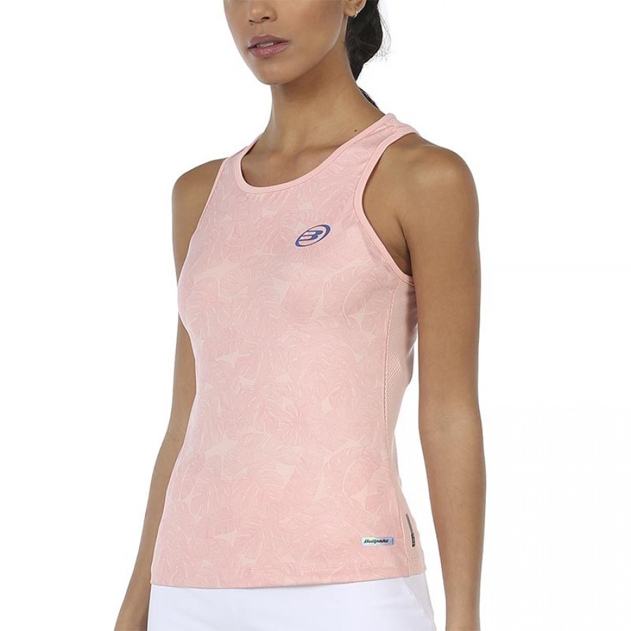 Camiseta Bullpadel Lilian Rosa Pastel