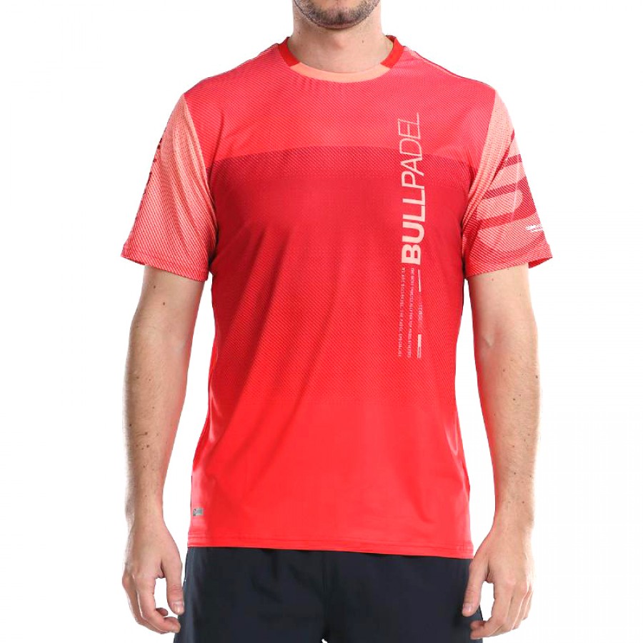 Camiseta Bullpadel Nauru Cereza