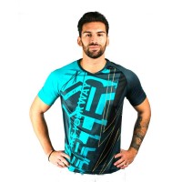 Camiseta Cartri Asuan Negro Azul