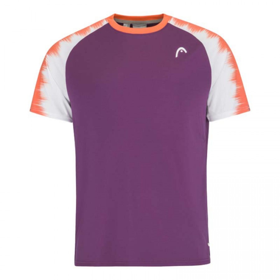 Camiseta Head Topspin Lila Print Vision