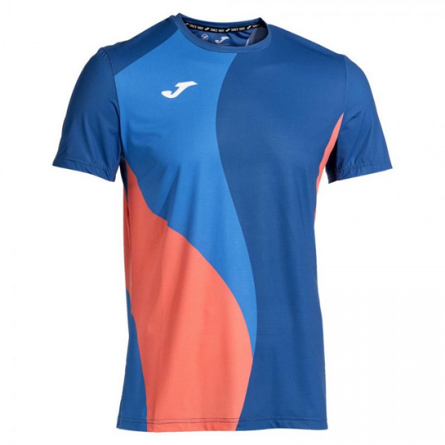 T-Shirt Joma Torneo Bleu Corail