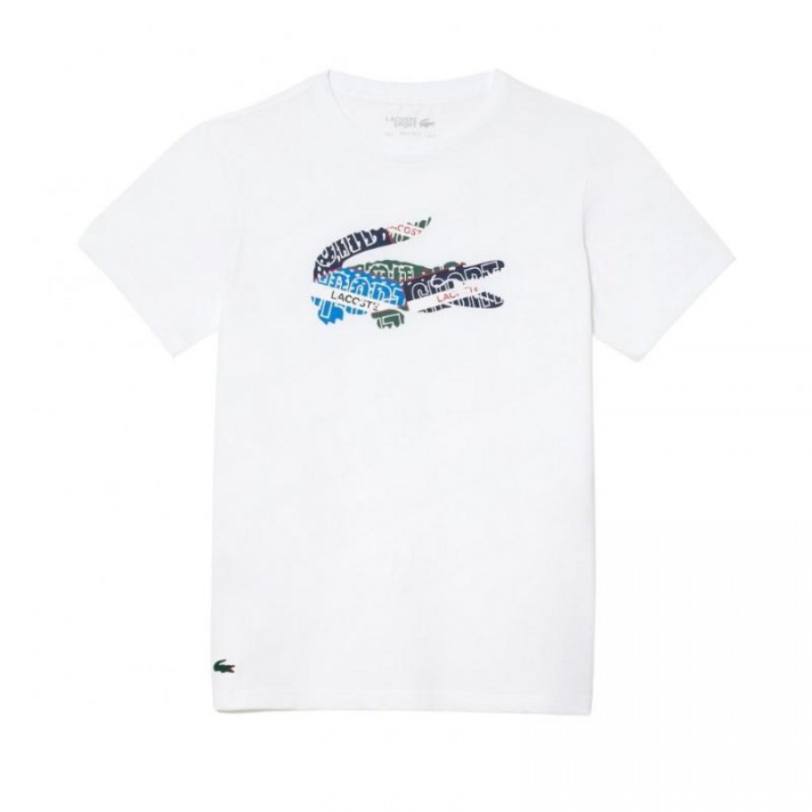 Camiseta Lacoste Sport Punto Blanco