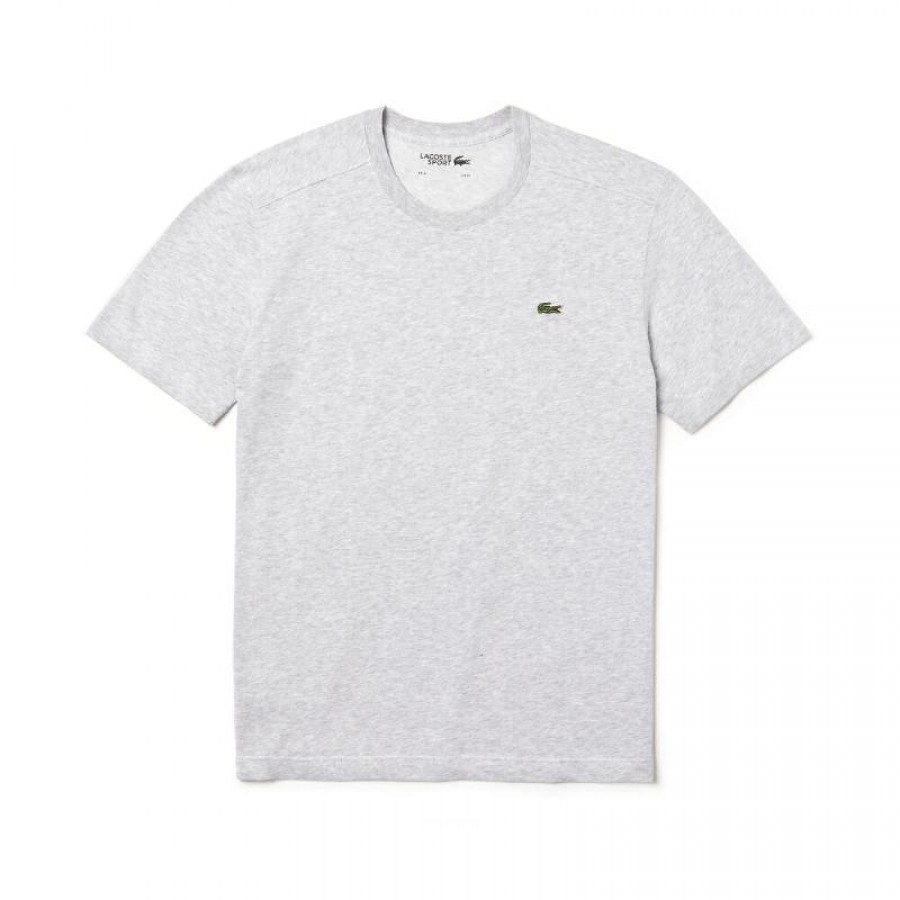 Camiseta Lacoste Sport Regular Fit Gris