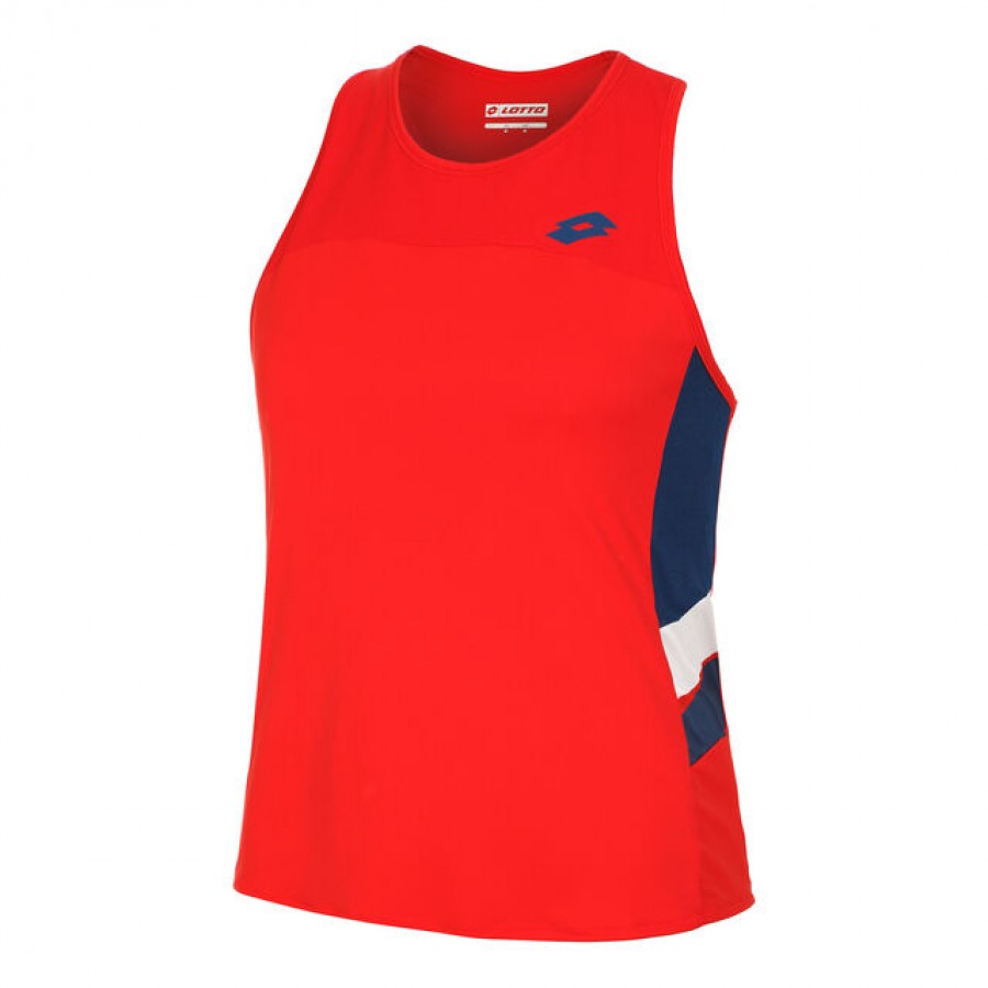 T-shirt Lotto Squadra III Rouge Intense Femme