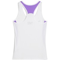 Camiseta Puma Individual Blanco Lila Mujer