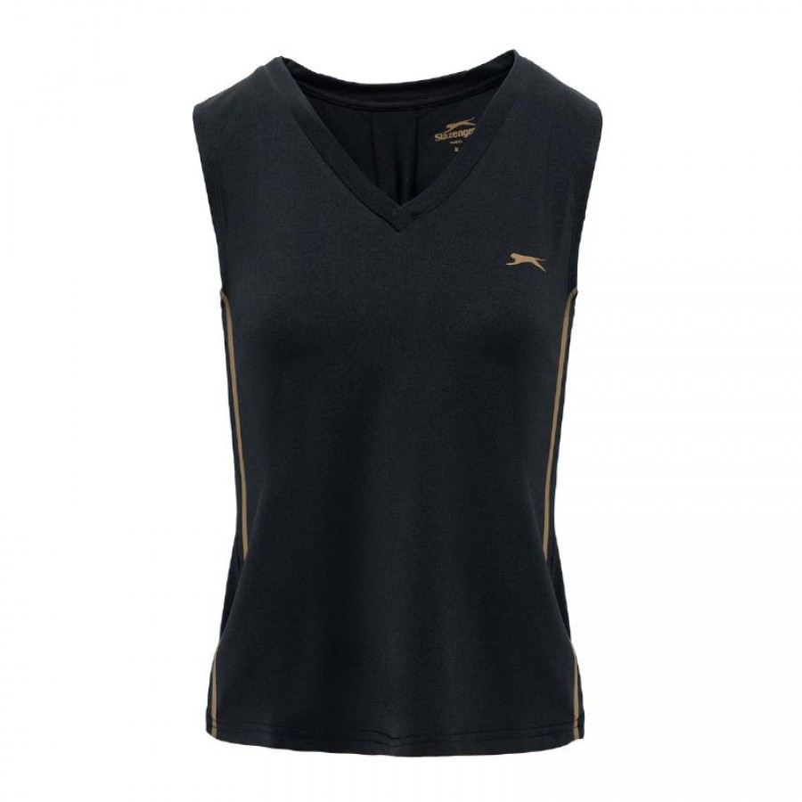 Camiseta Slazenger Lola Negro Mujer