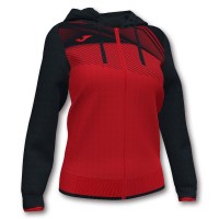 Chaqueta Joma Supernova II Rojo Negro Mujer