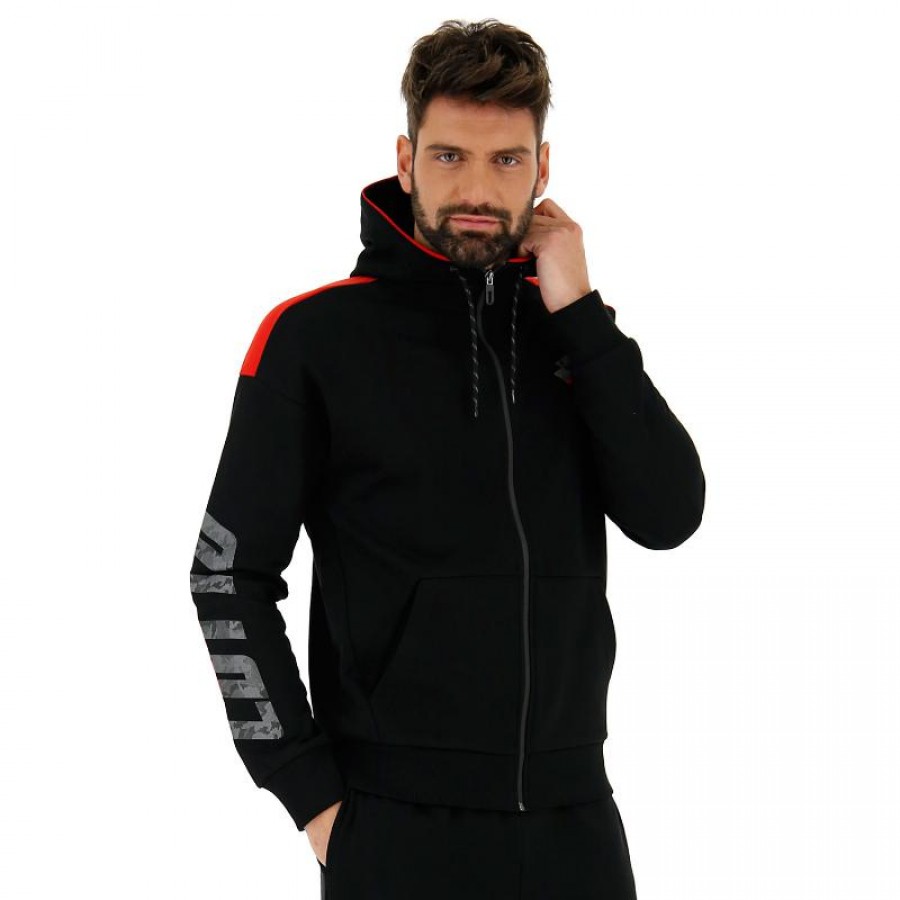 Chaqueta Lotto Logo II FZ HD Negro