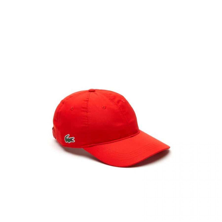 Gorra Lacoste Sport Ligera Rojo