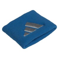 Munequeras Adidas Cortas Azul Gris 2 Unidades