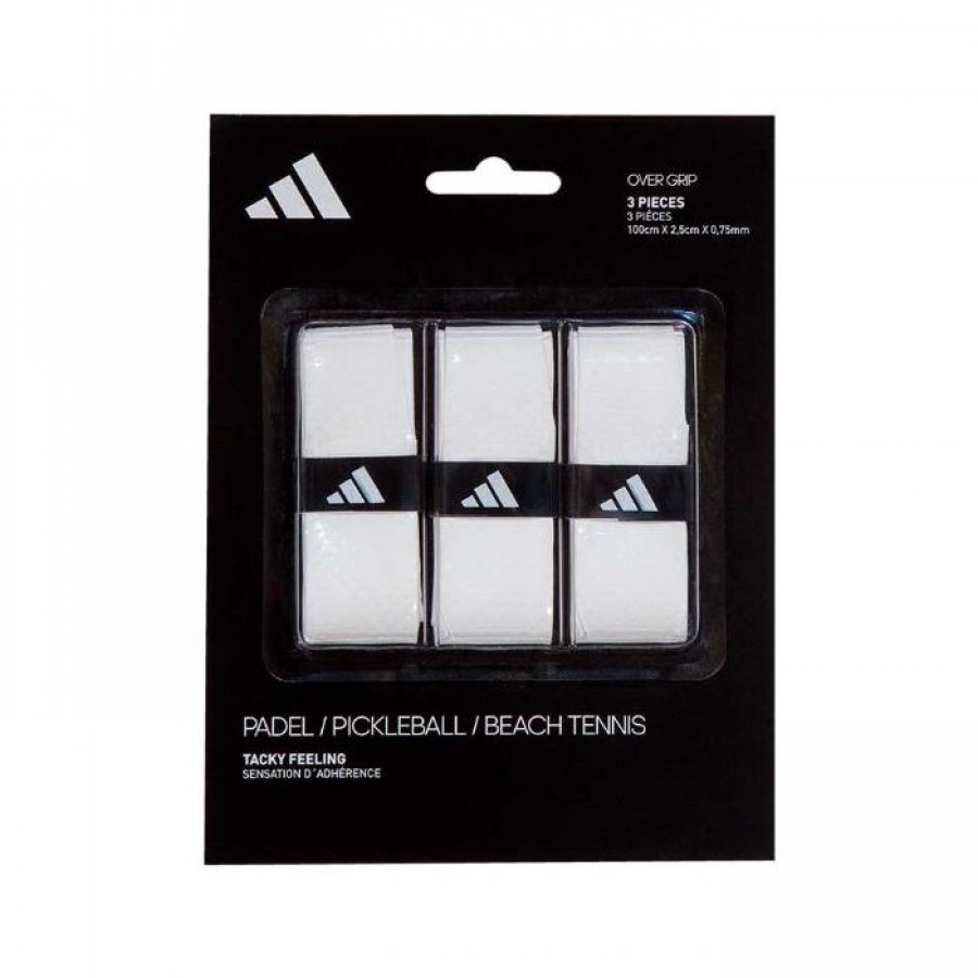 Overgrips Adidas Tacky Feeling White 3 Unidades