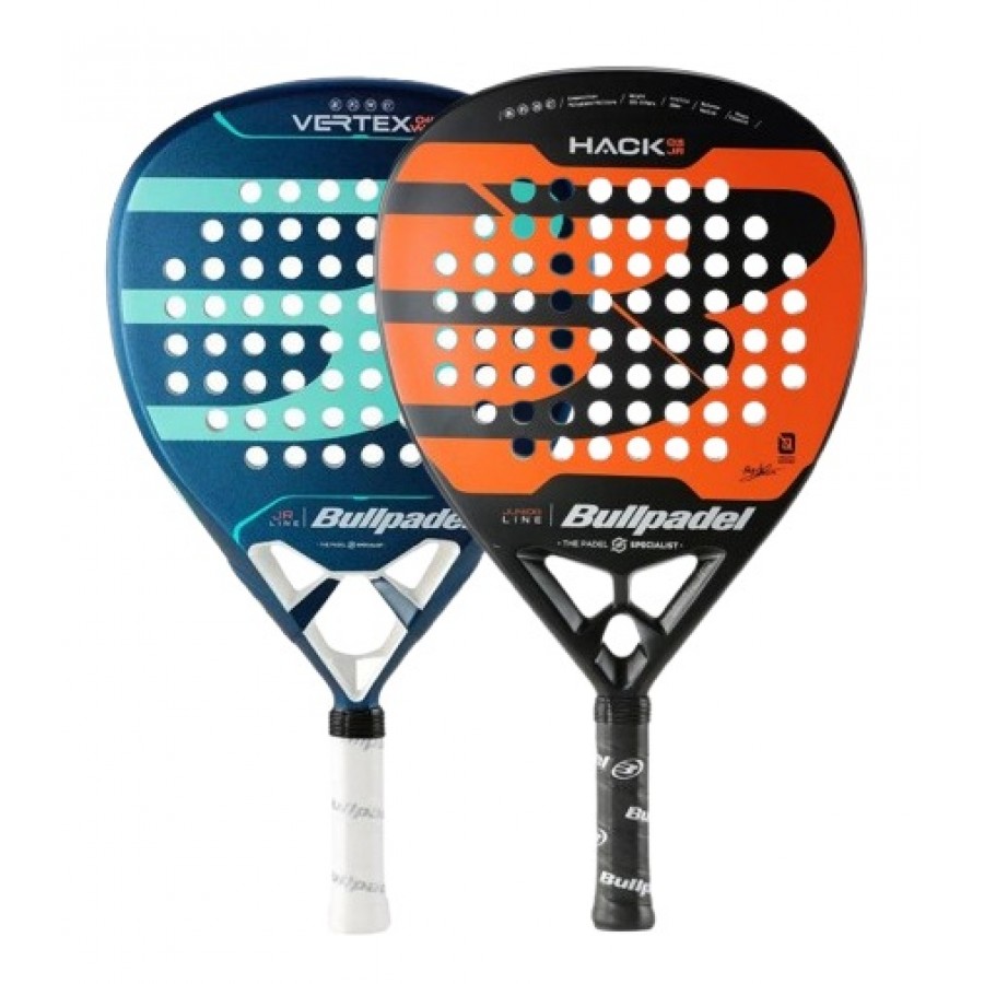 Pala Bullpadel Paquito Navarro Hack 03 Junior 2024 y Delfi Brea Vertex Woman Junior 2024