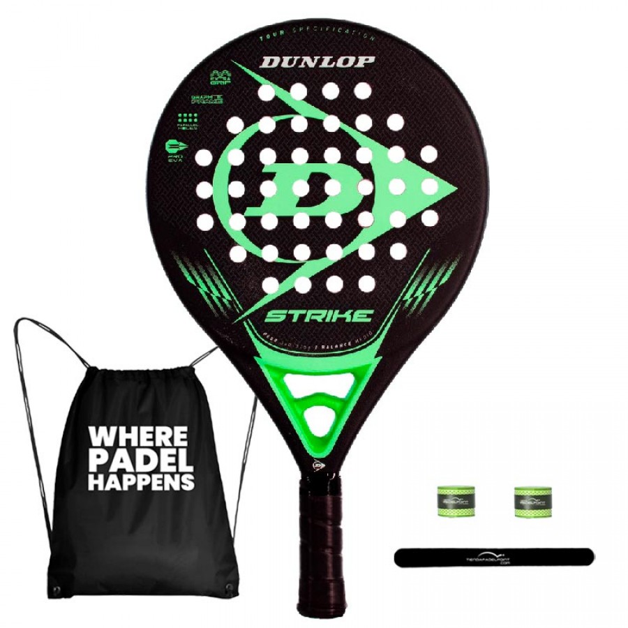 Pala Dunlop Strike Verde Negro