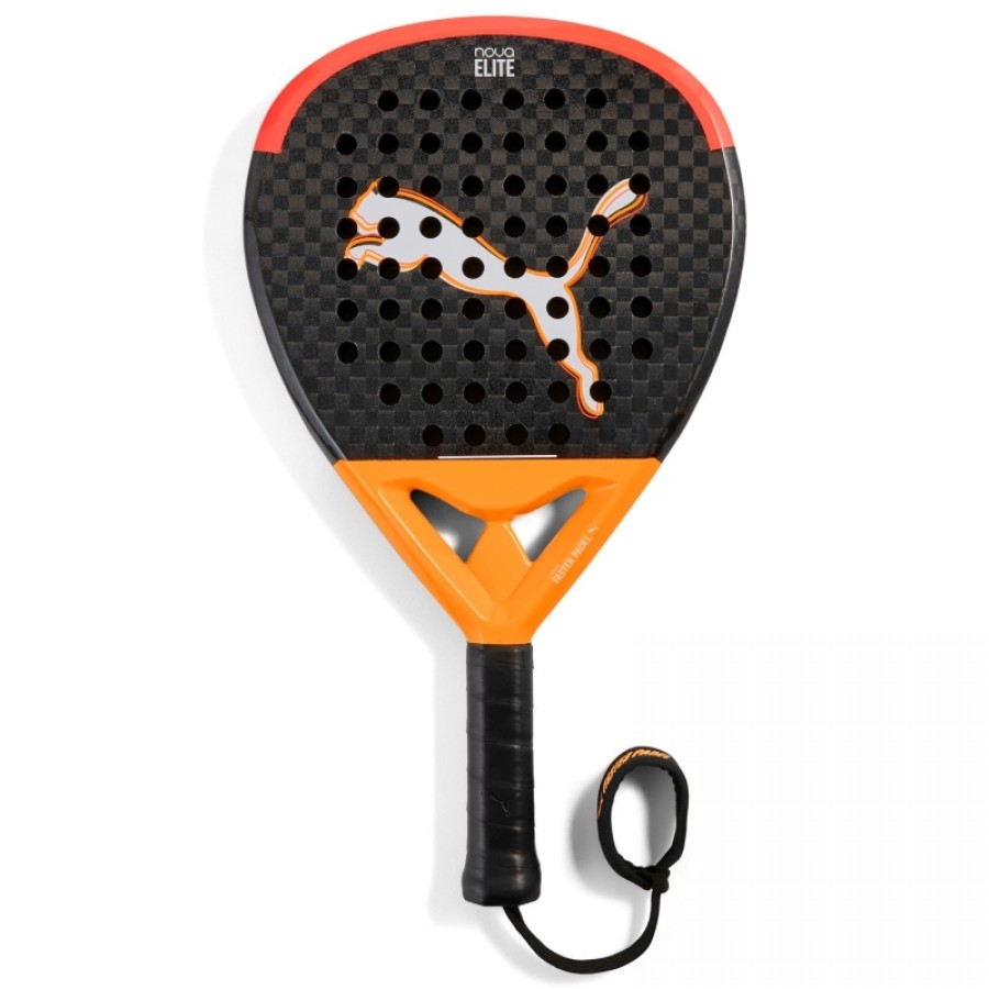 Raquette Puma Nova Elite Power Noir Orange Rouge