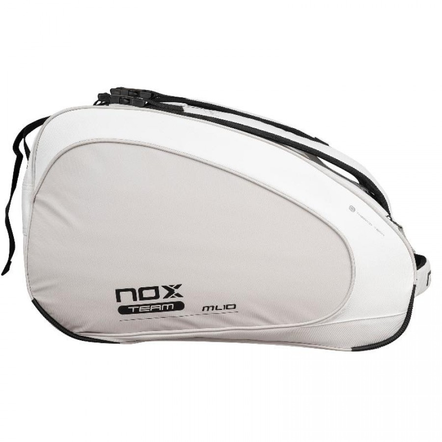 Nox ML10 Team Branco Cinza Raquete De Padel Bag