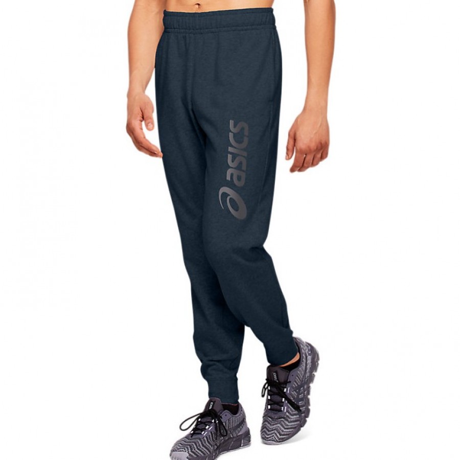 Pantalon Asics Logo Grande Azul French