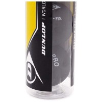 Dunlop Pro Double Point Balle de squash jaune 3 unites