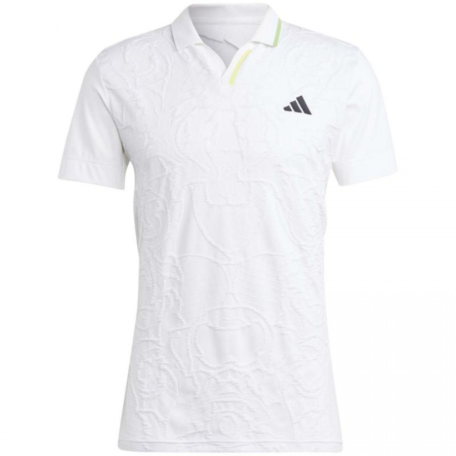 Polo Adidas Aeroready Freelift Pro Blanco