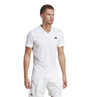 Polo Adidas Aeroready Freelift Pro Blanco