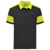 Polo Head Ace Negro Amarillo