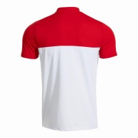 Polo de Padel Joma A1 Blanc Rouge