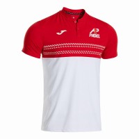 Polo de Padel Joma A1 Blanc Rouge