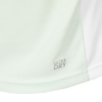 Polo Lacoste Sport Ultra Dry Pique Verde Blanco Mujer