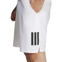 Adidas Club 3 Stripes Short Blanc Noir