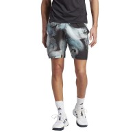 Short Adidas Printed Ergo Negro Turquesa