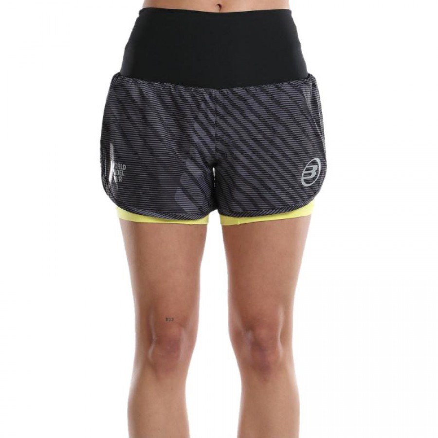 Short Bullpadel WPT Lonja Negro Mujer