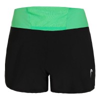 Short Head Dynamic Negro Verde Mujer